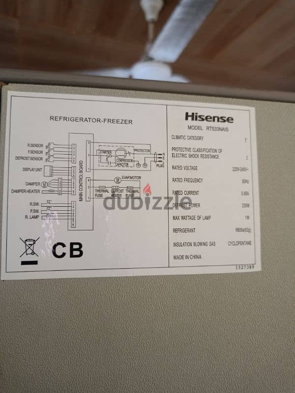 Hisense fridge for sale used good 2