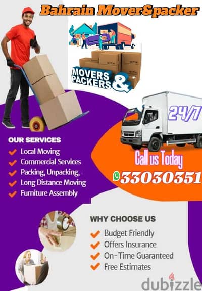 House shifting furniture moving packing service available Bahrain