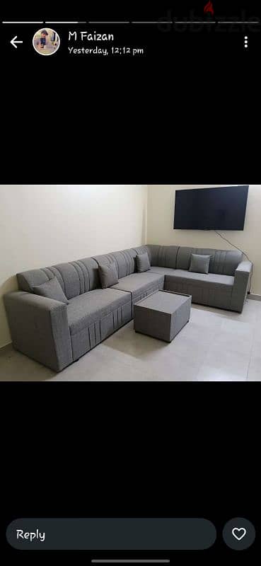 Online order New sofa 5 days delivery 85 bhd 39591722