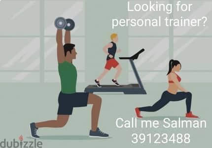 Fitness personal trainer for both genders at your door