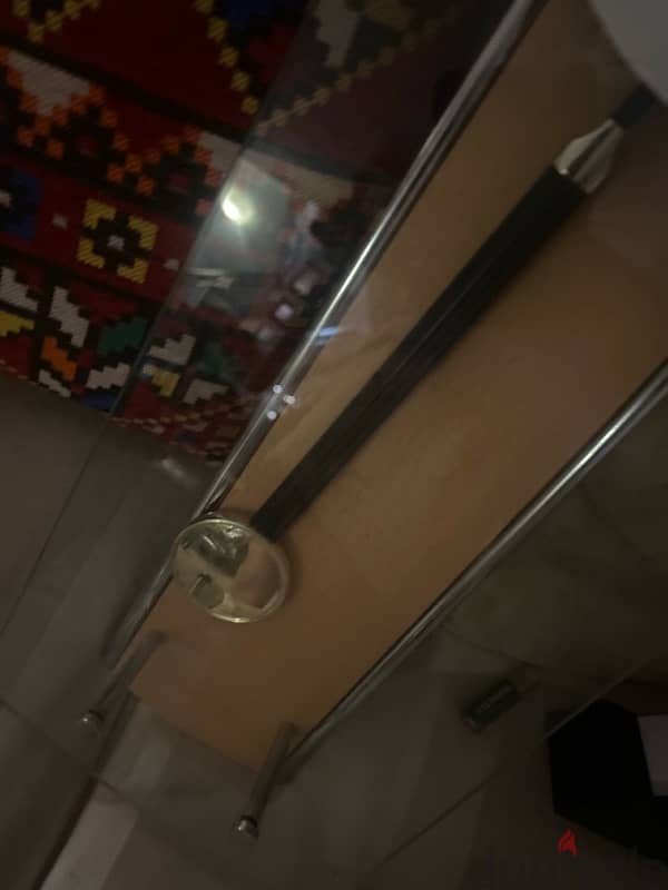 wall clock glass and beige 4