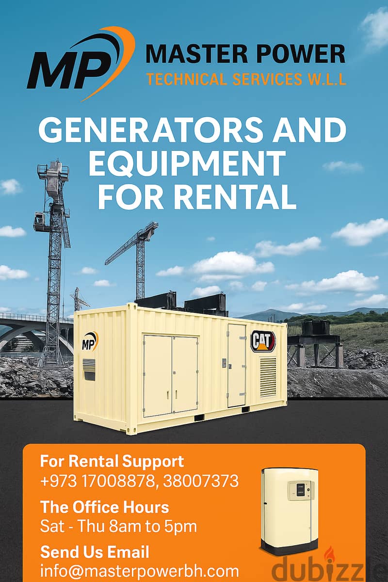 Generators FOR RENT 1
