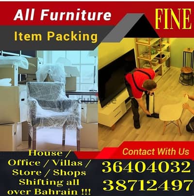 Shifting apartment room office flat moving packing services