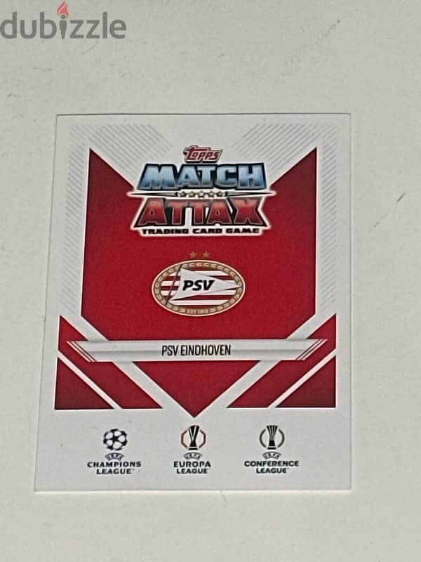 PSV Eindhoven Topps Match Attax card 1