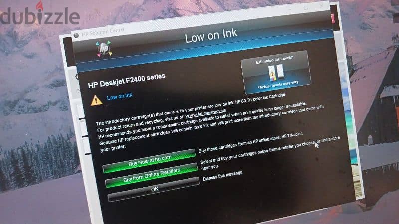 للبيع طابعة HP DeskJet F2480 مستخدمة 4