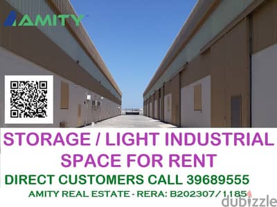 WAREHOUSE / WORK SHOP/ FACTORY - Call us for Details