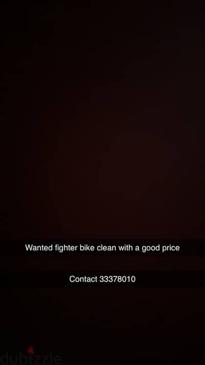 wanted fighter racing clean and good price