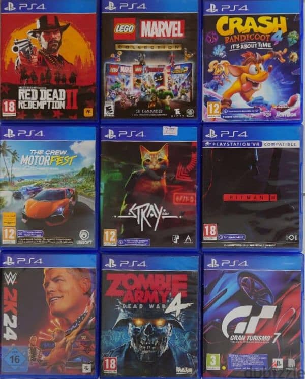 Playstation 2,3,4,5 xbox Games and controller 16