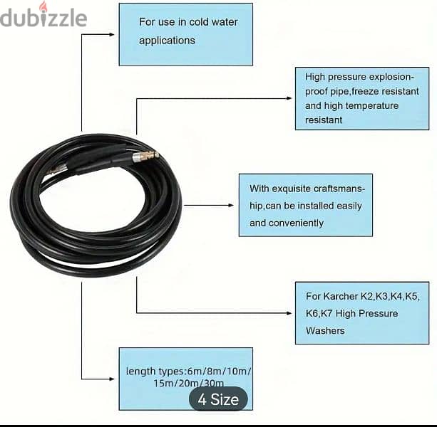 Karcher Pressure Washer Hose 20 Meter 8