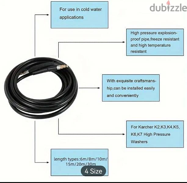 Karcher Pressure Washer Hose 10 meter 7