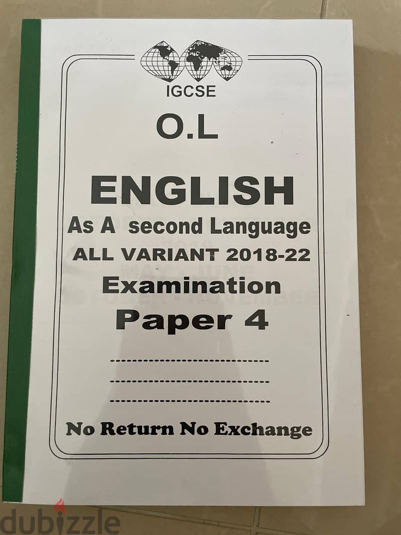 O Level papers - Books - 105499263