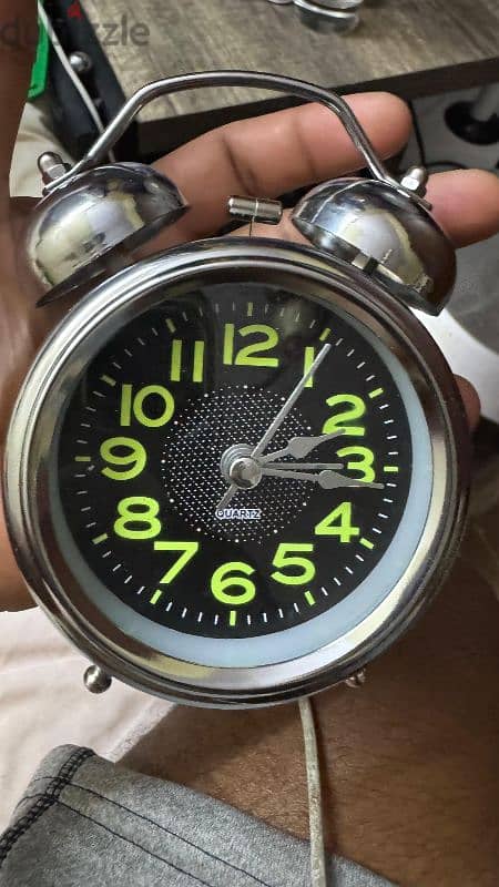 vintage model steel alarm clock new 3