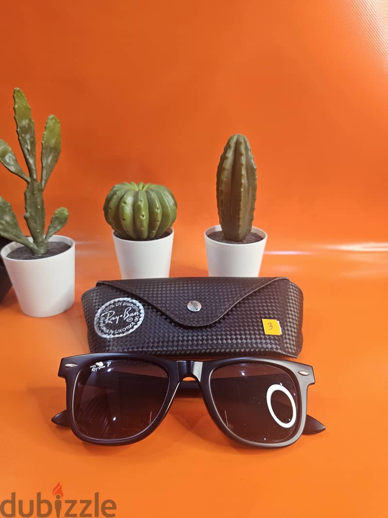 Rayban original Sunglasses used clean 10bd نظارات شمسية رجالية ونسائية 2