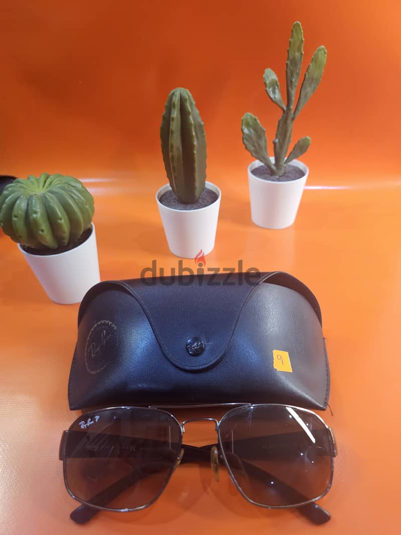 Rayban original Sunglasses used clean 10bd نظارات شمسية رجالية ونسائية 7
