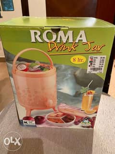 New in packing Roma 8 Ltr Drink Jar 0