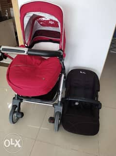 Moses basket and buggy (front and back facing) 0