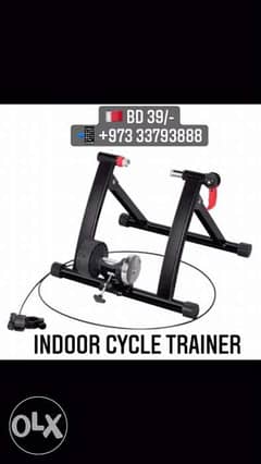 Black Colour inside home Trainer for bikes - new stock available 0