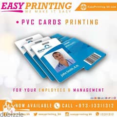 PVC Staff ID Cards Printing - With Free Delivery Service!