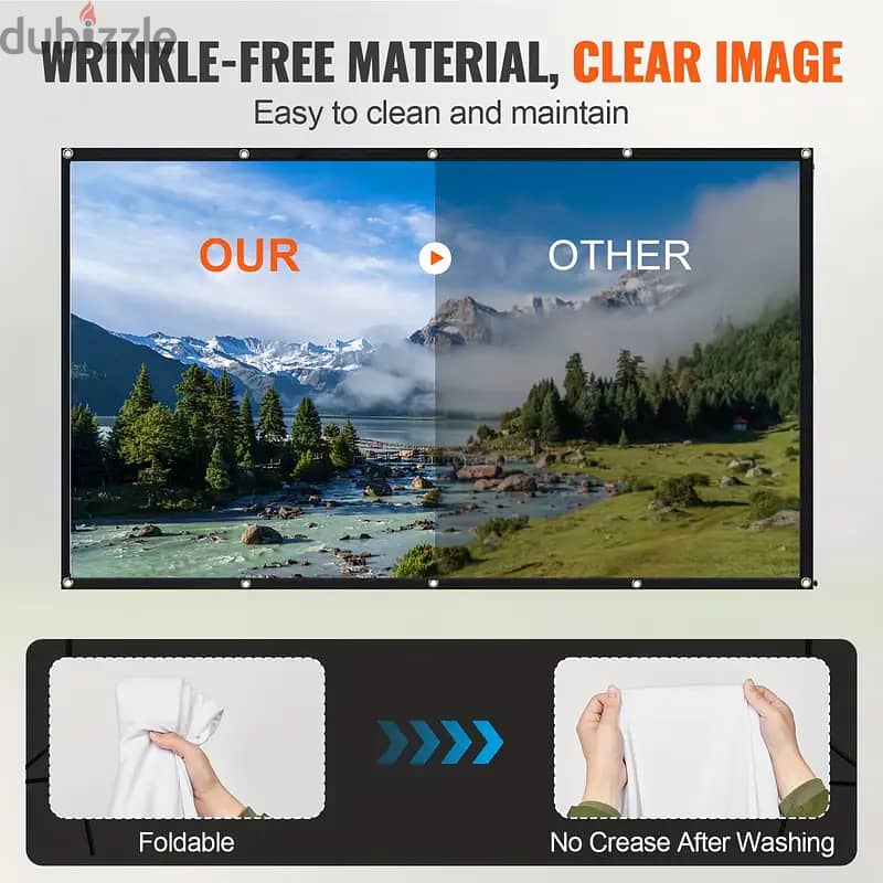 Once Used Home Theater Projector Screen 1