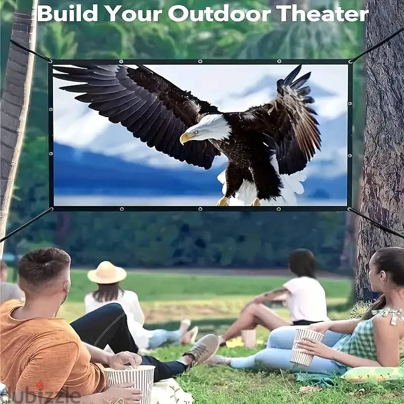 Once Used Home Theater Projector Screen 2