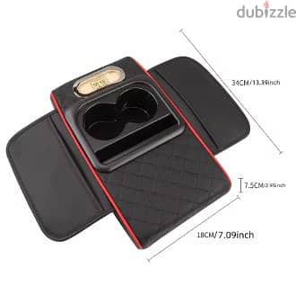 Car Armrest Box - Pocket, Tissue Holder & Cup Holder 2