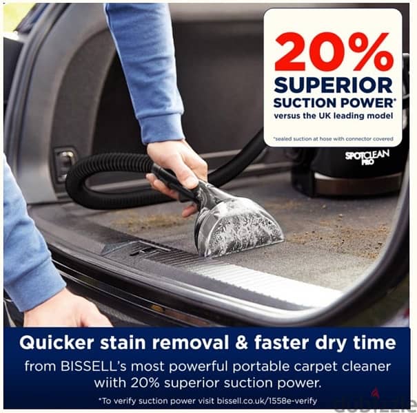 Bissell SpotClean Pro portable carpet cleaner 3