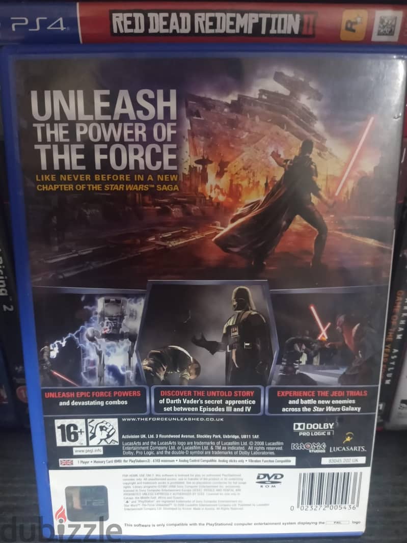 Star Wars The Force Unleashed PS2 2