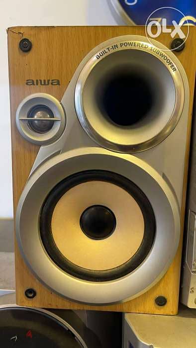 Aiwa subwoofer powerd sound system 1