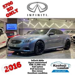 Infiniti *Q60s* 2016 Agent maintained KM: 71,000 only Full option *R 0