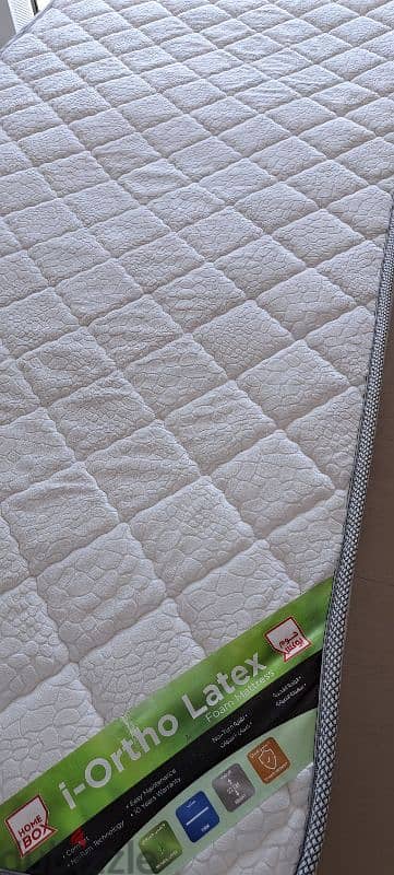 iOrtho Latex Firm Rebonded Foam Single Mattress - 90x200x22 cm 10