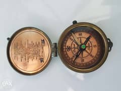 1875 Victorian pocket compass 0