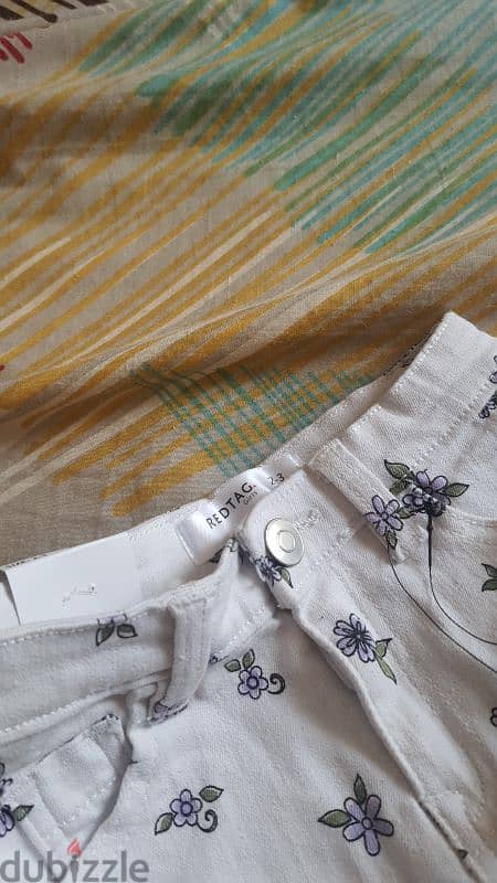 girl's floral pants (new) 1