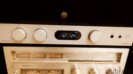 audiolaab 6000A and pioneer stereo integrated amplifier with DAC