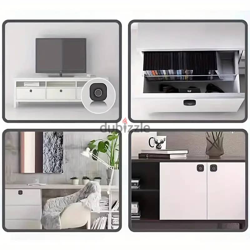 Smart Fingerprint Drawer Lock - Secure Biometric Access for Home & Off 3