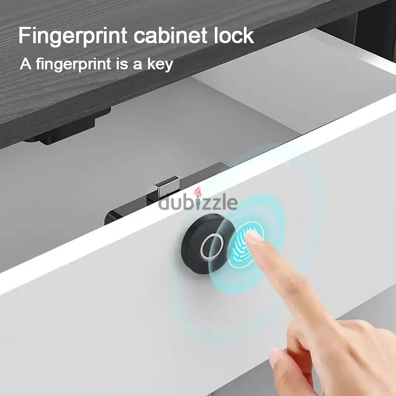 Smart Fingerprint Drawer Lock - Secure Biometric Access for Home & Off 4