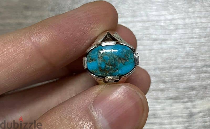 Turquoise (fayroz) ring for sale 1
