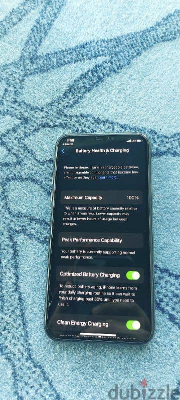 iPhone X 256 GB, Excellent condition  with all accessories and box 6