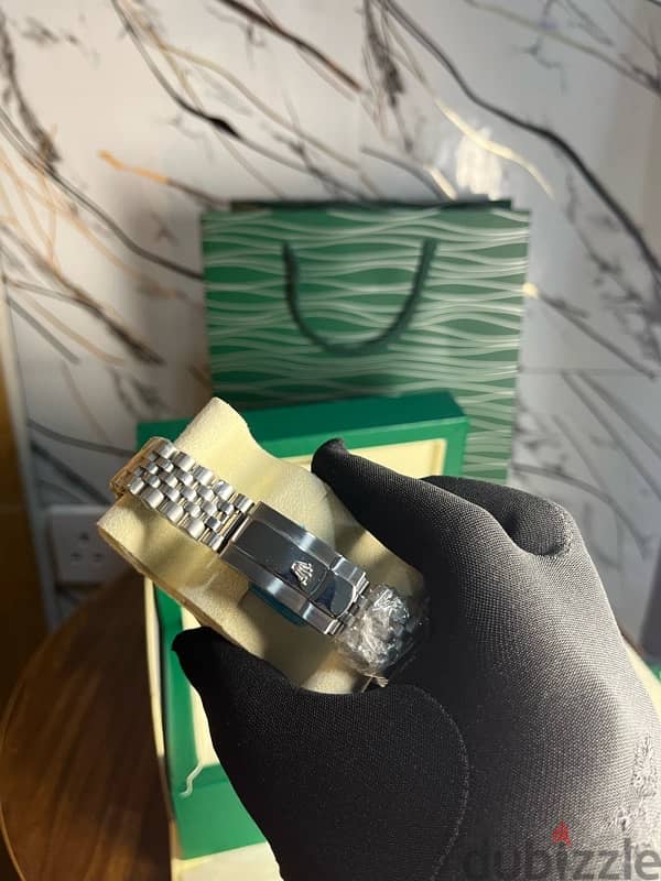 Rolex green date just automatic watch for men 2