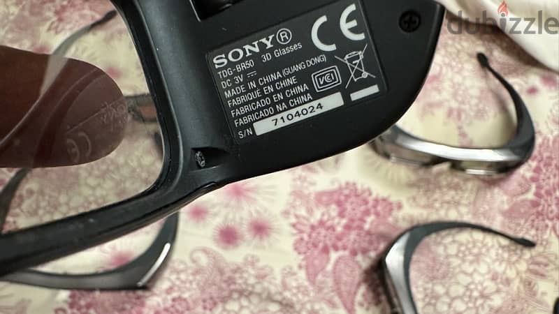 3D glasses for Sony Tv (bd 6 each together bd 25) 3