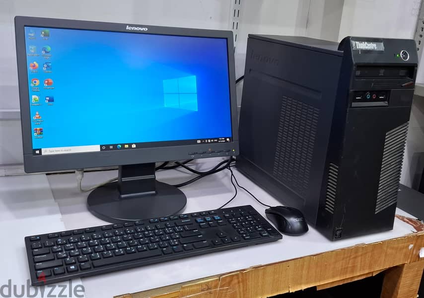 LENOVO Core i7 Computer Full Set with Monitor NVidia Graphics 16GB RAM ...