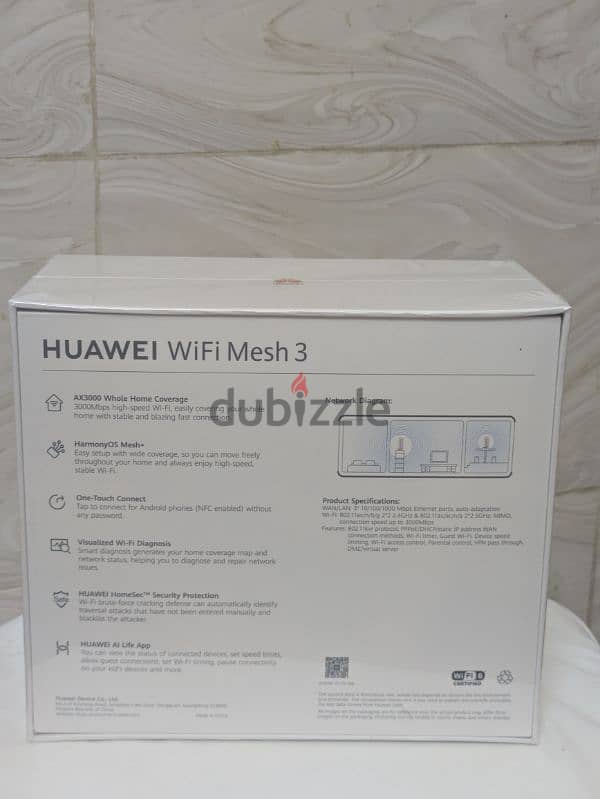 For Sale: Huawei WiFi Mesh 3    Stable & High-Speed Networking 1