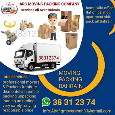 Packers and movers Bahrain 38312374 Whatsapp mobile