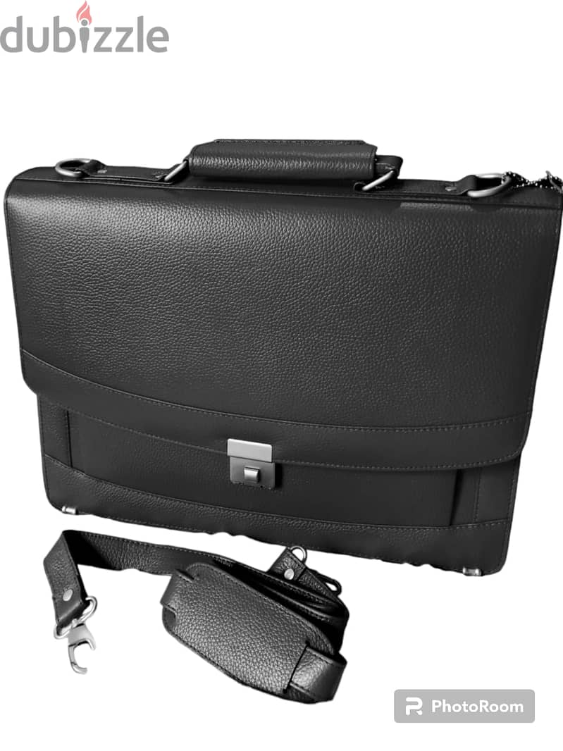Laptops bag / case genuine leather 5