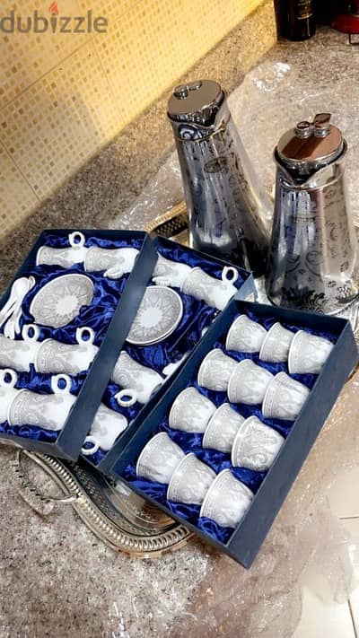 طقم شاي وقهوة فاخر