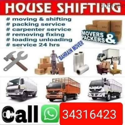 House shifting Bahrain Movers pakers