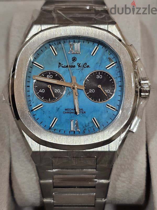 Picasso & Co. Chronograph Mechanical Watch Tiffany Dial 3