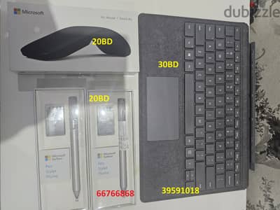 Surface Pro Accessories – Keyboard + Mouse + New S Pen