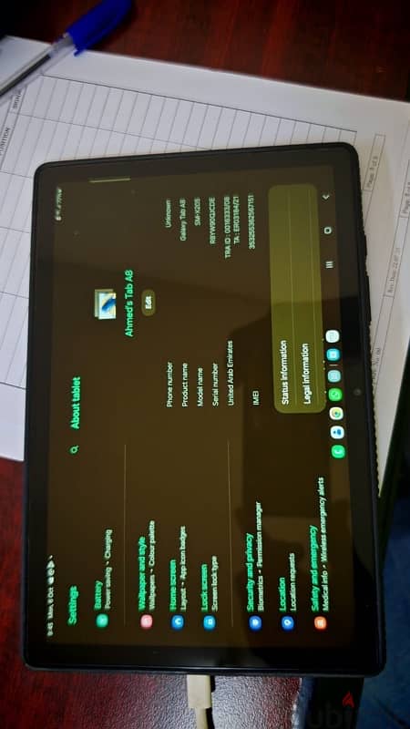 Samsung Galaxy Tab A8 Tablet  8.7inch Graphite 1