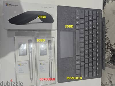 Microsoft Surface accessories- Surface pro keyboard and Spen