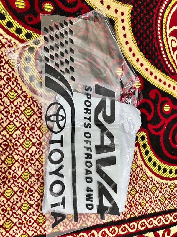 Toyota rav4 model 2006 to 2012 back tire cover sticker 1